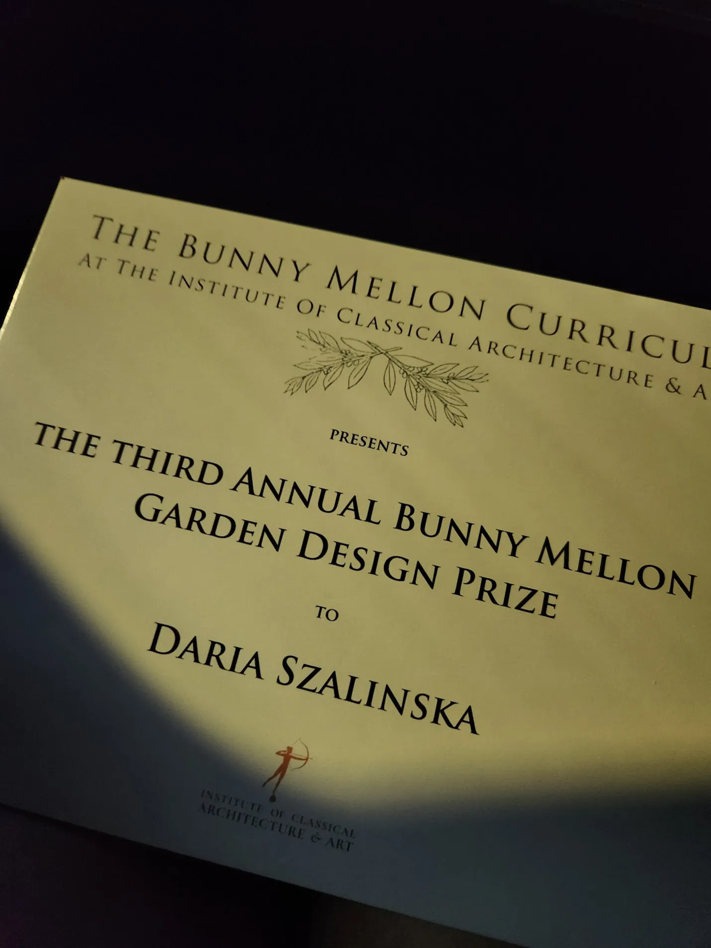 An Honor in Garden Design: The Bunny Mellon Garden Design Prize